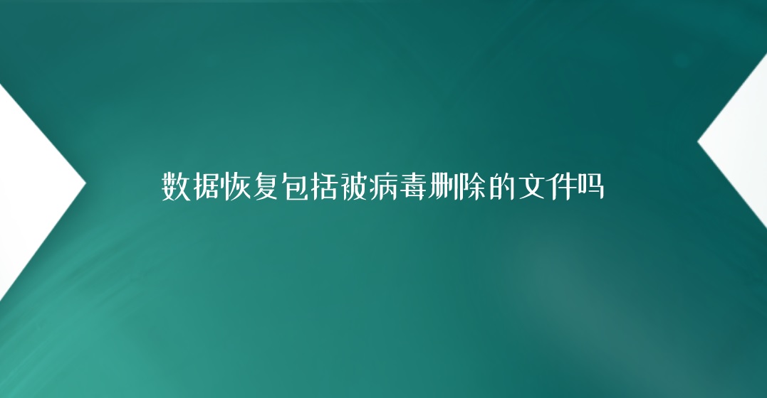 数据恢复包括被病毒删除的文件吗？答案就在这里